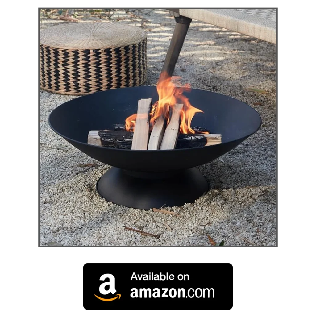 First flare out door fire pit amazon