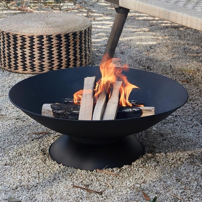 First flare out door fire pit