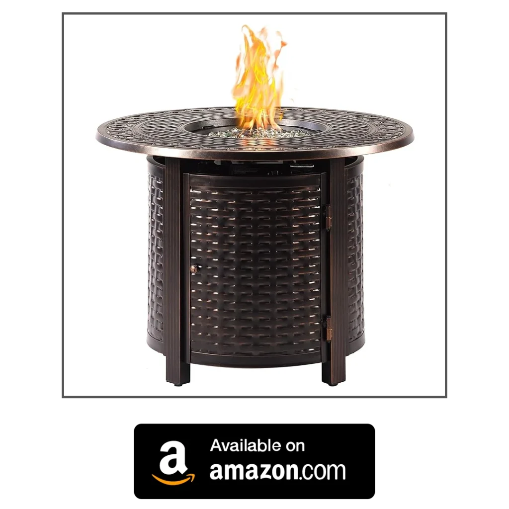 Oakland Aluminum fire pit amazon